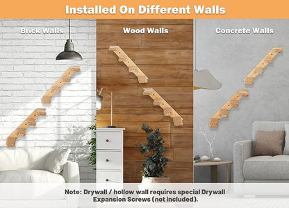Wall Mounted 2 Pack Cat Shelf - Image 6