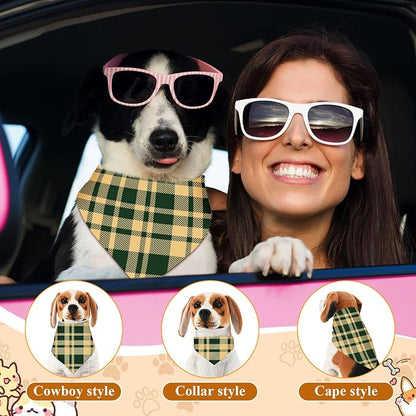 Sanwuta 120 Pcs Stripe Dog Bandanas Bulk Bandanas - Image 4