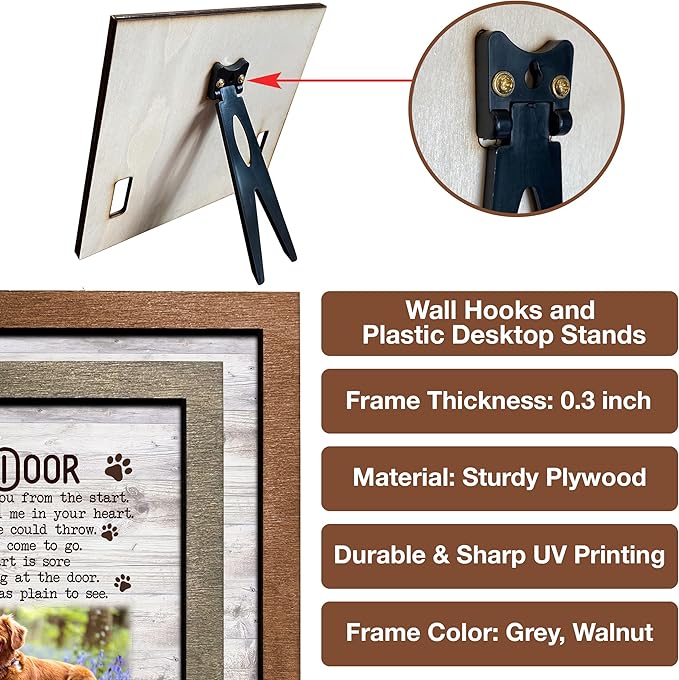 Customized Pet Memorial Picture Frame Dog Picture Loss Gift - Image 5