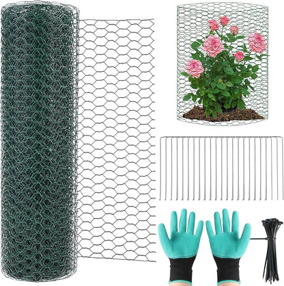 CIEOVO 32.8ft × 15.74 inches Wire Plant Protector from Animals, Metal Mesh by CIEOVO