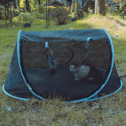 INTURN Cat Furniture Tent for Indoor and Outdoor Playpen Portable Cat Tunnels - Image 5