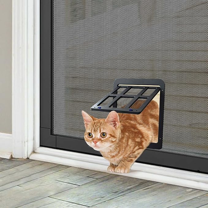 NAMSAN Cat Screen Door, Flap Opening 8.3 x 10.3 inches, Doggie Door - Image 8