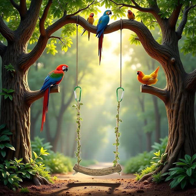 Chicken Swing Chicken Toy Perch Chicken Stand Bird Chew Toy - Image 4