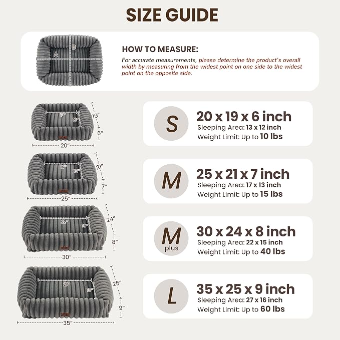 Washable Dog Bed for Small Medium Dogs - Image 4