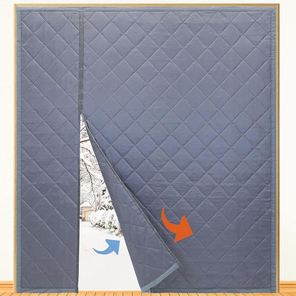 Reversible Wide Magnetic Thermal Insulated Door Curtain by Unknown