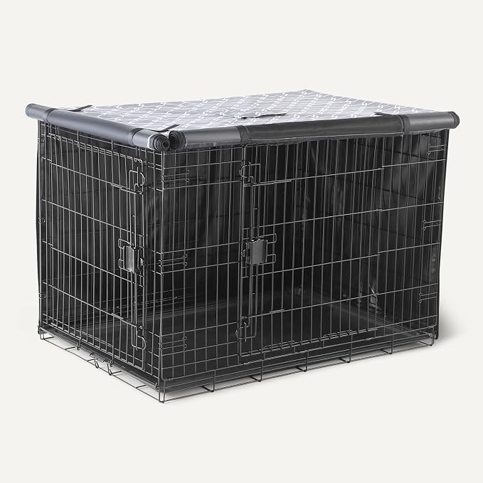 Amazon Basics Dog Cage Cover for 42-inch Wire Crates, Heavy-Duty - Image 3