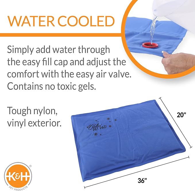 K&H Pet Products Coolin' Pet Pad Dog Mat, Portable Dog Cooling Mat - Image 2