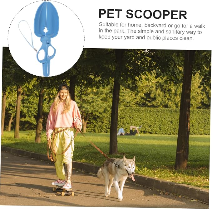 Portable Scissors Shape Dog Pooper Scooper - Image 9