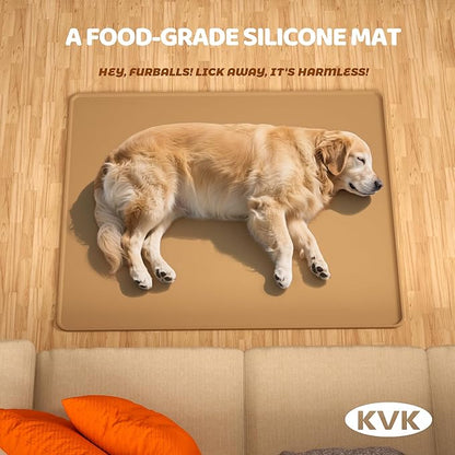 Extra Extra Large Silicone Dog Food Mat 39.4×43.3in and 128oz Silicone Bag Set - Image 3