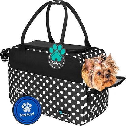 PetAmi Dog Purse Carrier for Small Dogs, Airline Approved Soft Sided Pet Carrier by PetAmi