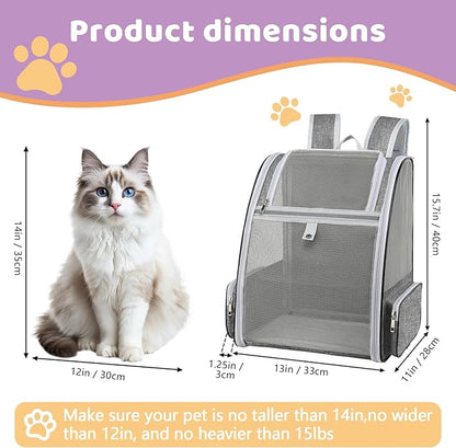 Cat Backpack Carrier Large Pet Backpack - Image 2