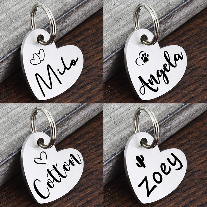 Ultra Joys Dog ID Tag, Custom Dog Tag Personalized Cat Tag, Pet ID Tag - Image 3