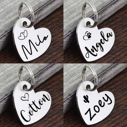 Ultra Joys Dog ID Tag, Custom Dog Tag Personalized Cat Tag, Pet ID Tag - Image 3
