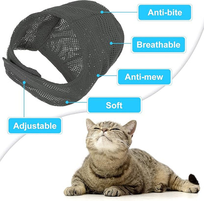 Patelai 5 Pcs Cat Bathing Bag Set Cat Grooming Bag Adjustable Pet Shower Net - Image 2