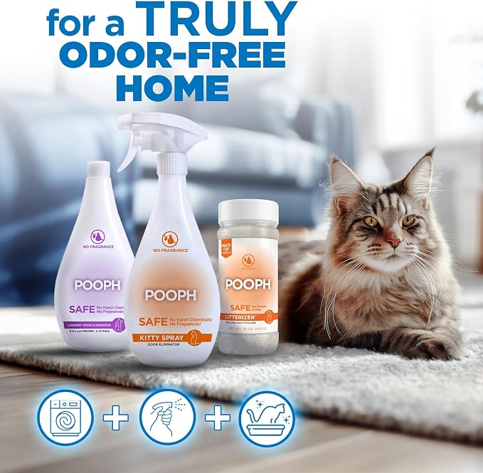 POOPH® LITTERIZER® – 16oz Bottle – Absorbs 46x Weight in Wetness & Odor – Keeps - Image 10