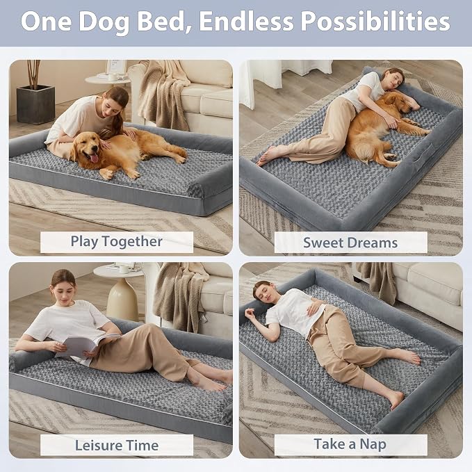 BFPETHOME Dog Beds for Large Dogs, Orthopedic Dog Bed for Medium Large Dogs - Image 4