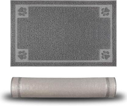 Pet Feeding Mat for Small Dogs and Cats 24" x 16" Flexible and Waterproof Dog by STELLAIRE+CHERN