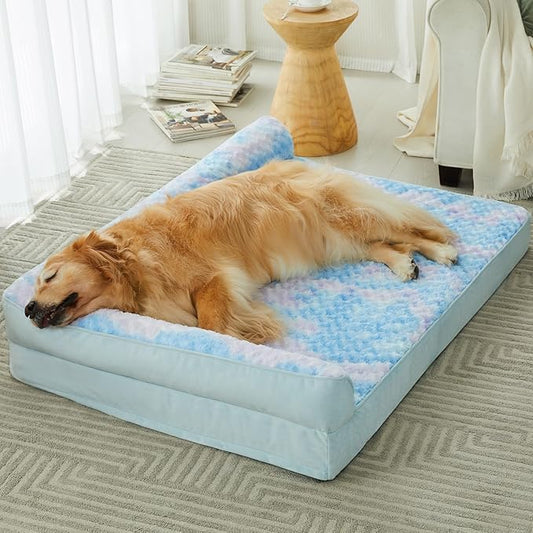 BFPETHOME Orthopedic Dog Beds for Large Dogs-Waterproof Sofa Dog Bed by BFPETHOME