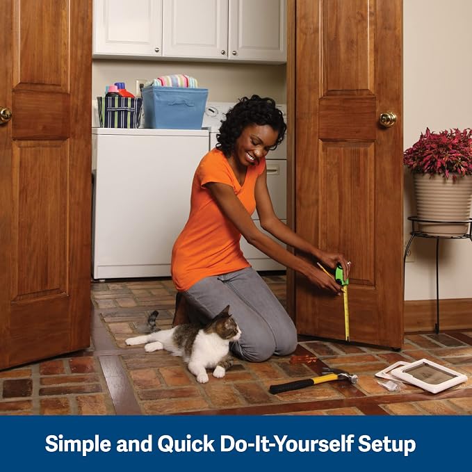PetSafe Interior 2-Way Locking Cat Door - Image 4