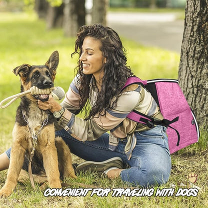 BAGLHER丨Dog Travel Bag Backpack, Airline Approved Pet Supplies Backpack - Image 7