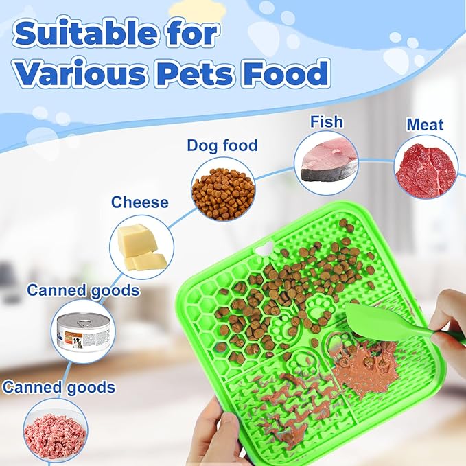 Dog Lick Mat with Suction Cups, Lick Mat - Image 3