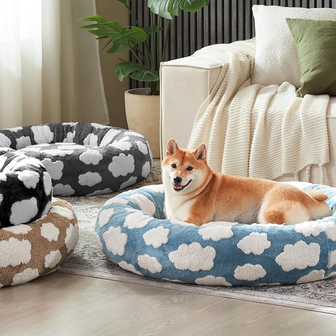 JOEJOY Donut Small Dog Bed, Round Cat Beds - Image 8