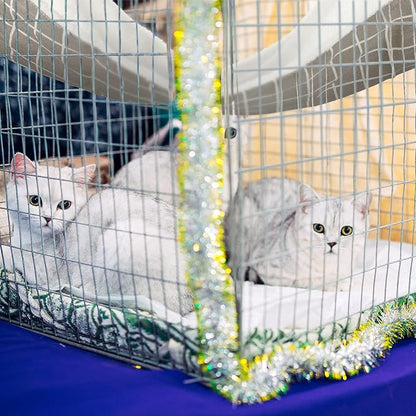 Jetec 2 Pack Cat Hammock for Cage, Catio Accessories Reversible Soft Cats Bed - Image 2