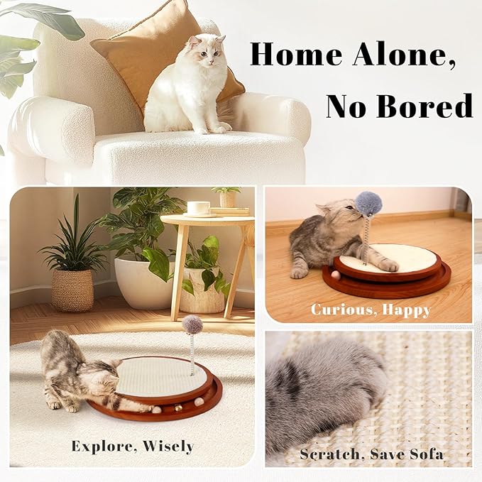 Cat Scratcher, Cat Cratch Sisal Pad - Image 2