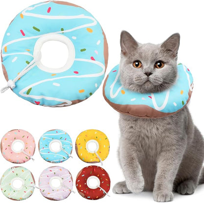 Cat Cone Collar Soft, Waterproof Cat Recovery Collars Spay Cones to Stop by Hpetppy