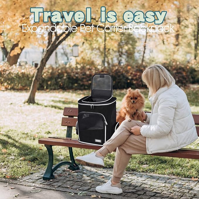 BAGLHER Expandable Pet Carrier Backpack，Pet Backpack - Image 7