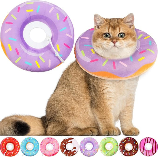 Cat Cone Collar Soft, Cat Recovery Collar by Hpetppy