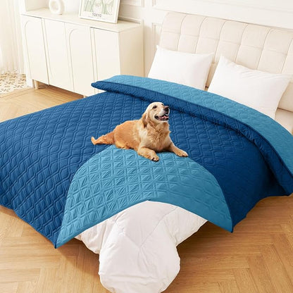 hyha Waterproof Dog Bed Blanket, Soft Pet Blankets, Waterproof Couch Cover by hyha