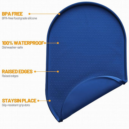 Hubulk 100% Waterproof Silicone Pet Feeding Mat - Image 2