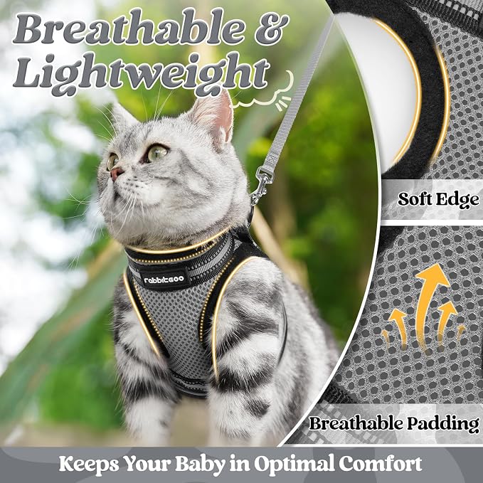 rabbitgoo Cat Harness and Leash Set - Image 4