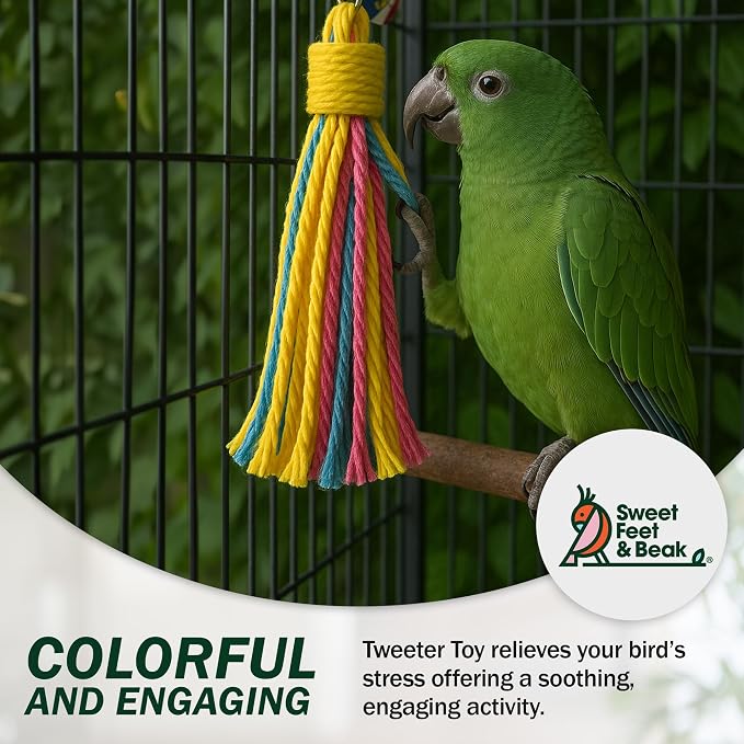 Sweet Feet & Beak Cotton 11" Rope Toy - Image 3