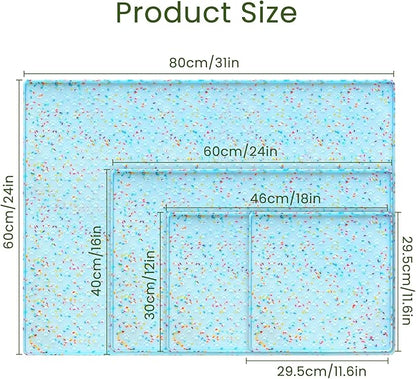Ptlom Dog Food Mat Anti-Slip Dog Bowl Mats - Image 2