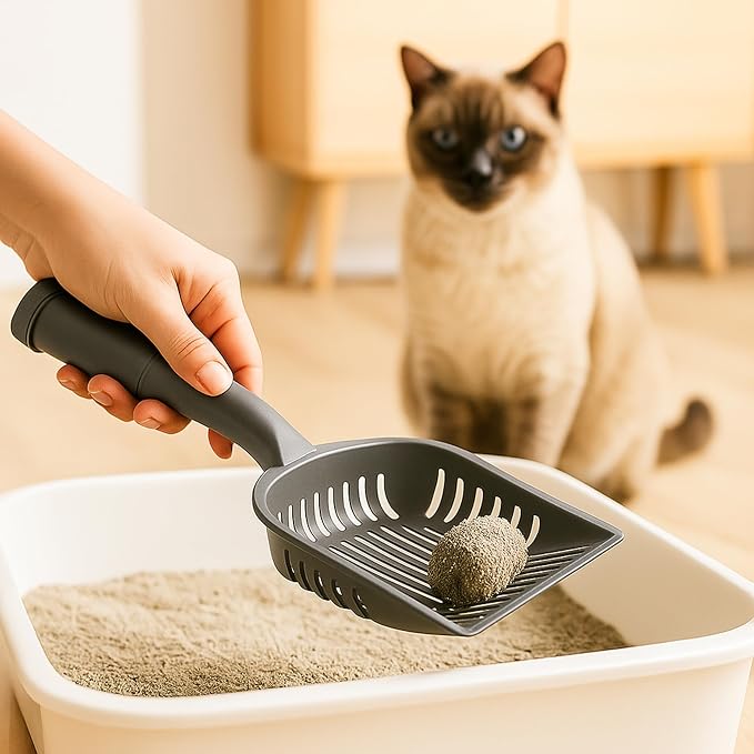 2-in-1 Pooper Scooper with Bag Attachment, Cat Litter Shovel Scoop with Bag - Image 7