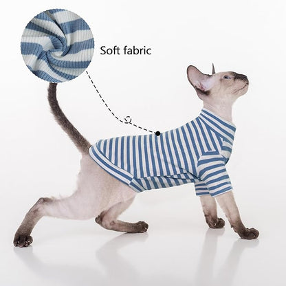 PUMYPOREITY Sphynx Cat Clothes, Soft Hairless Shirt - Image 4