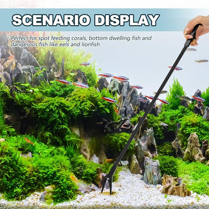 Gisafai 2 Pcs Plastic Aquarium Tongs 27 Inches Long Multi Purpose Trimming - Image 4