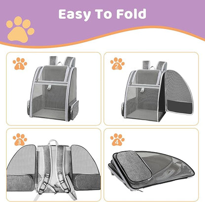 Cat Backpack Carrier Large Pet Backpack - Image 5