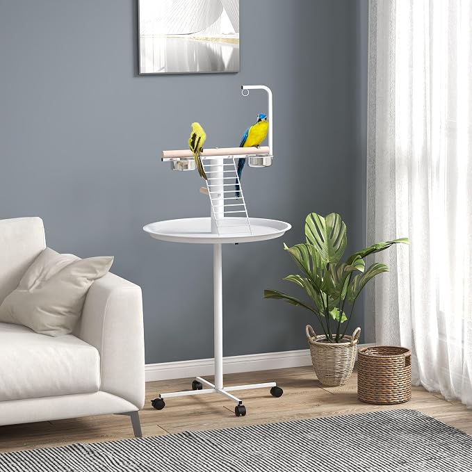 PawHut Bird Stand, Parrot Stand - Image 2