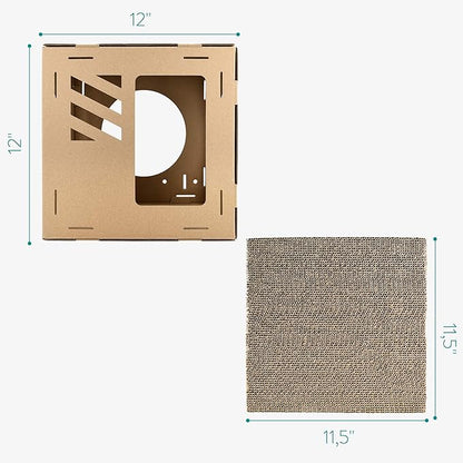 Navaris Modular Cardboard Cat House - Image 6