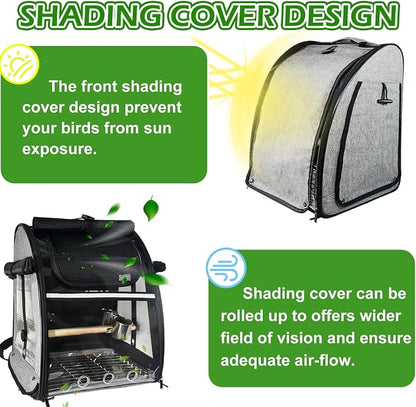 Bird Carrier Bag, Bird Travel Cage - Image 5