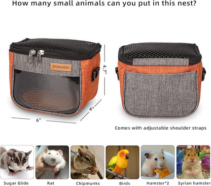 Small Pet Carrier Bag, Breathable & Portable – Small Animal Travel Bag - Image 3