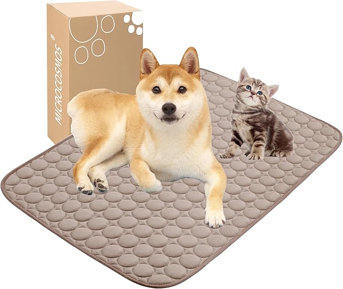 MICROCOSMOS Summer Cooling Mat & Sleeping Pad- Water Absorption Top, EZ Clean by MICROCOSMOS
