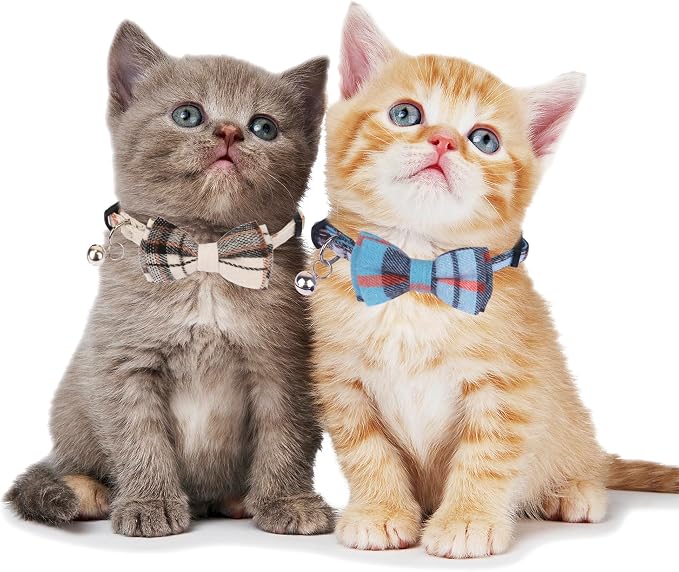 ADOGGYGO Plaid Cat Collars Breakaway - Image 3