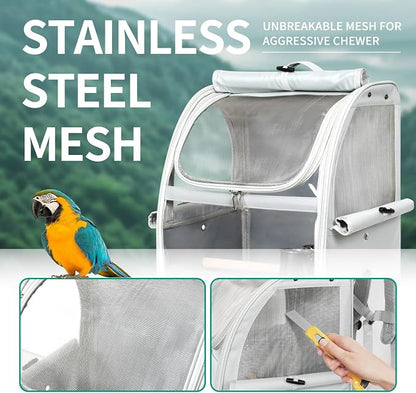Bird Carrier Bag, Bird Travel Cage - Image 3