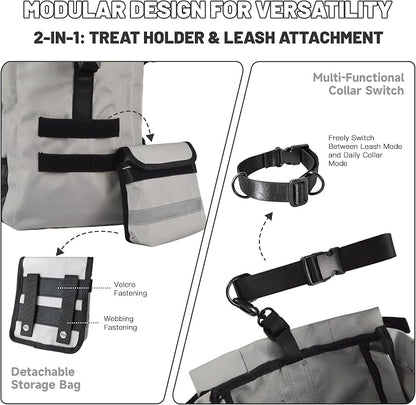 Dog Carrier Backpack for Medium Dogs, Hiking Bag for Pets Up to 30 lbs - Image 8