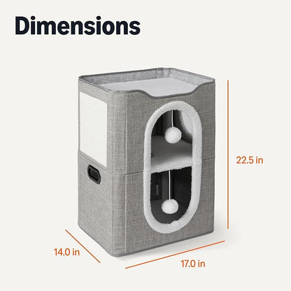 Amazon Basics 2-Cube Cat House - Image 5