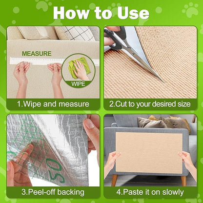 196.8x15.8 Cat Wall Scratcher Mat - Image 7